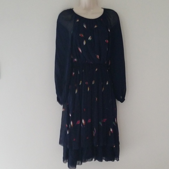 Plaisir Tokyo Dress Company Navy Blue Medium Dress - Picture 8 of 8